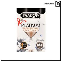 ‫کاندوم شادو مدل PLATINUM بسته 12 عددی عمده