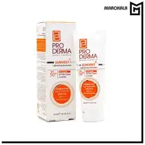 کرم ضدآفتاب و ضدلک SPF50% بی رنگ پرودرما مدل انواع پوست حجم 40 میلی لیتر ( قیمت فروش عمده)