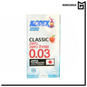 کاندوم فوق العاده نازک 30 میکرون کدکس با رایحه هلو بسته 10 عددی