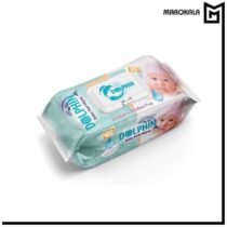 دستمال مرطوب کودک دلفین مدل اکونومی بسته 120 عددی (عمده)