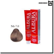 رنگ مو آلبورا شماره N6-7.0 (بلوند متوسط) حجم 100 میلی لیتر (عمده)