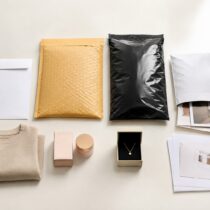 مقایسه انواع پاکت پستی معمولی، حباب‌دار، نایلون مشکی و فلایر برای ارسال کالاهای مختلف